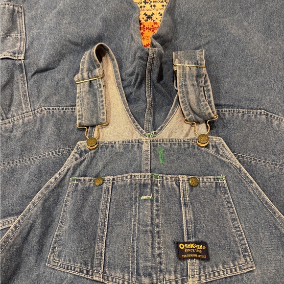 Vintage Oshkosh B’Gosh adult Jean bibbed overalls good used condition size 38x30 - Picture 5 of 7